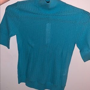 Alice + Olivia pointelle knit sweater NWT